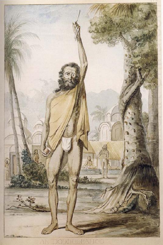An Urdhvabahu or Man with Raised Arm, Francois Balthazar Solvyns